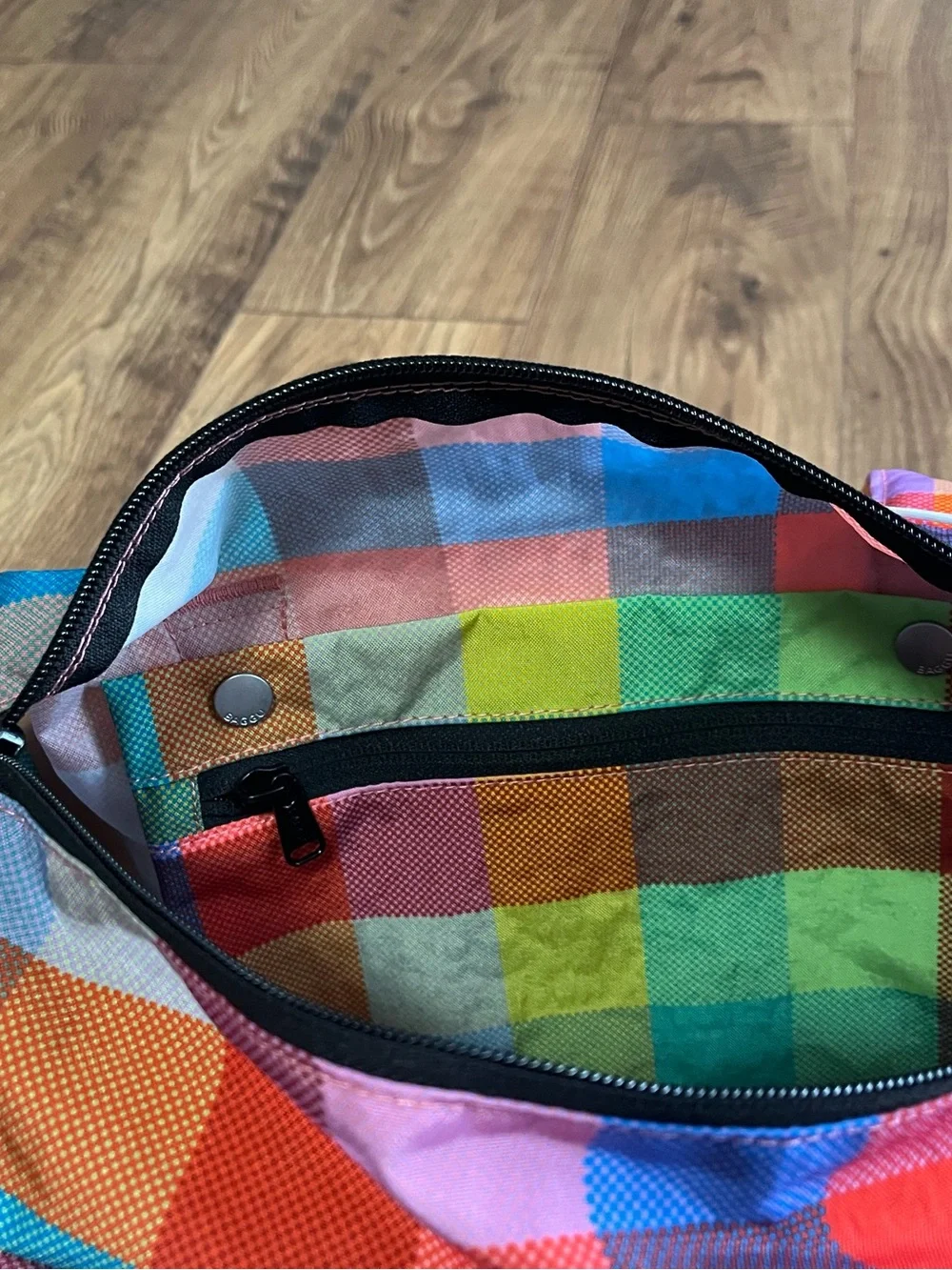 BAGGU Madras ECB Everyday Cloud Bag - Picture 10 of 14